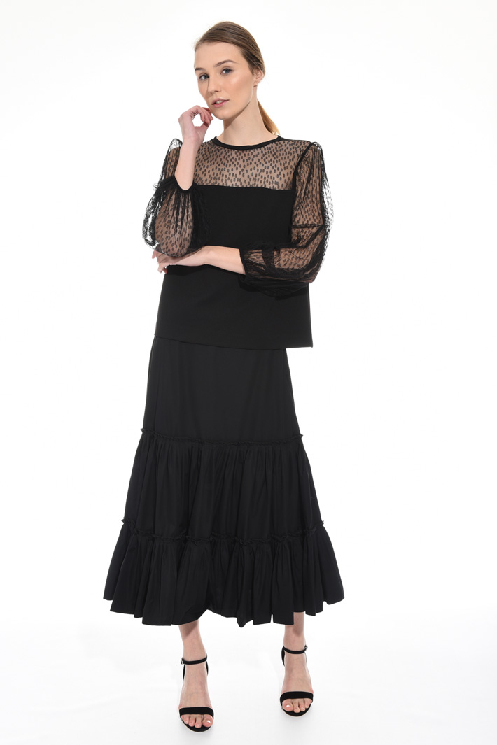 Blusa in jersey punto stoffa Intrend Blusa in jersey punto stoffa Intrend