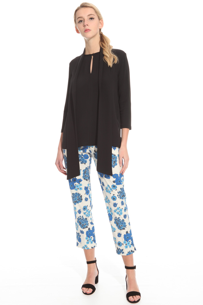 Blusa in jersey crepe Intrend Blusa in jersey crepe Intrend