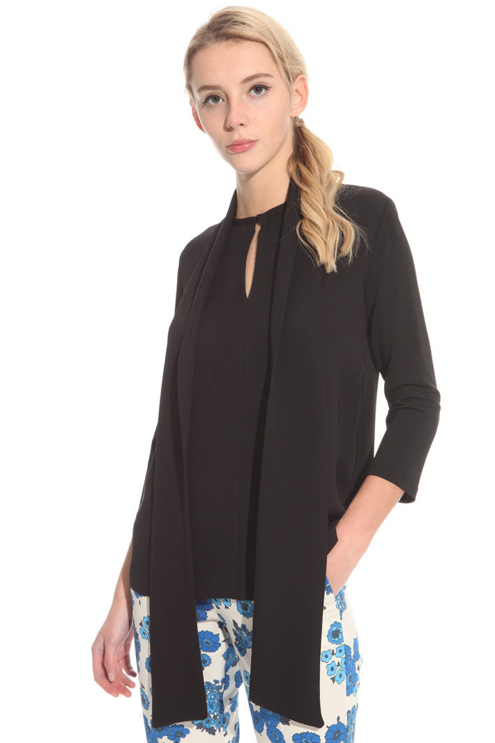 Blusa in jersey crepe Intrend Blusa in jersey crepe Intrend