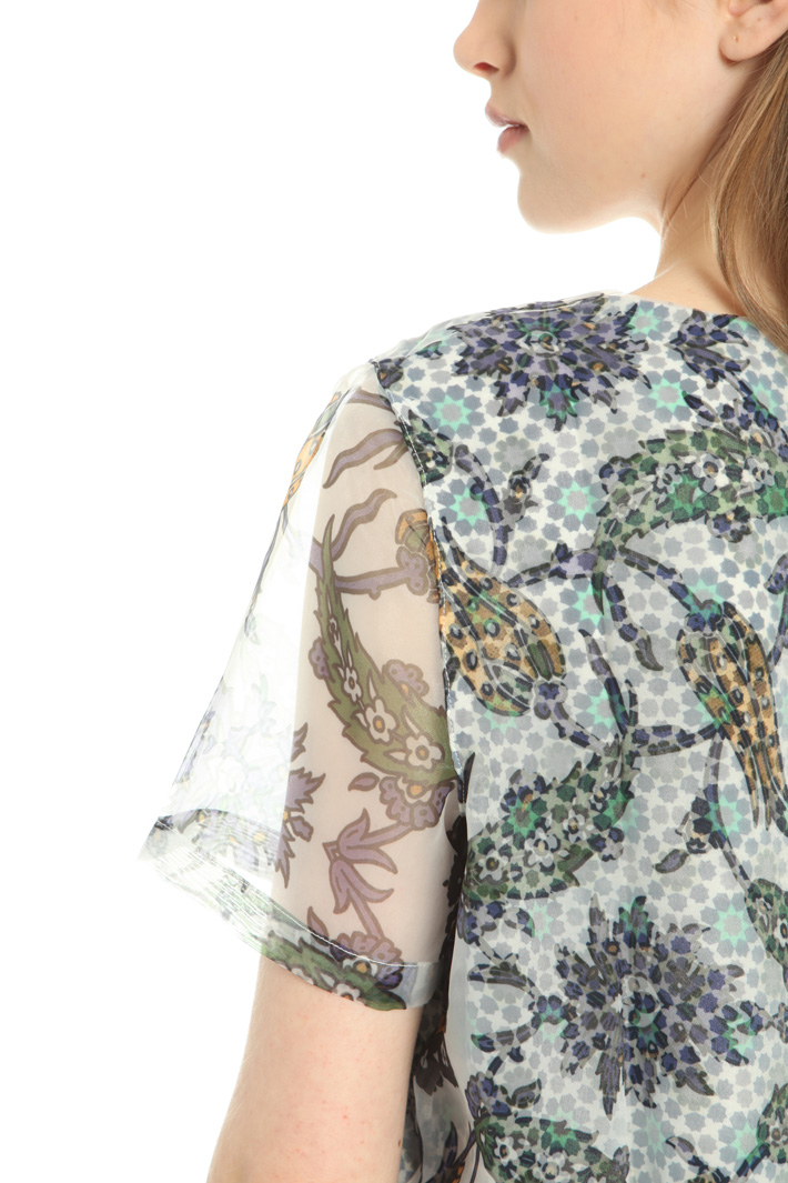 Organza and jersey top Intrend Organza and jersey top Intrend