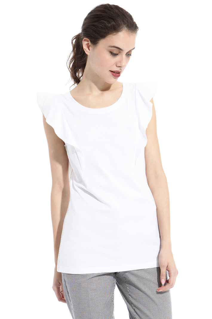 Top in jersey con ruches Intrend Top in jersey con ruches Intrend