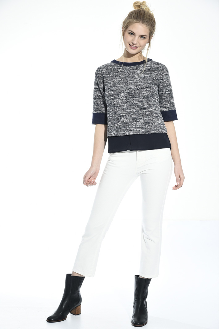 Cotton blend sweater Intrend Cotton blend sweater Intrend