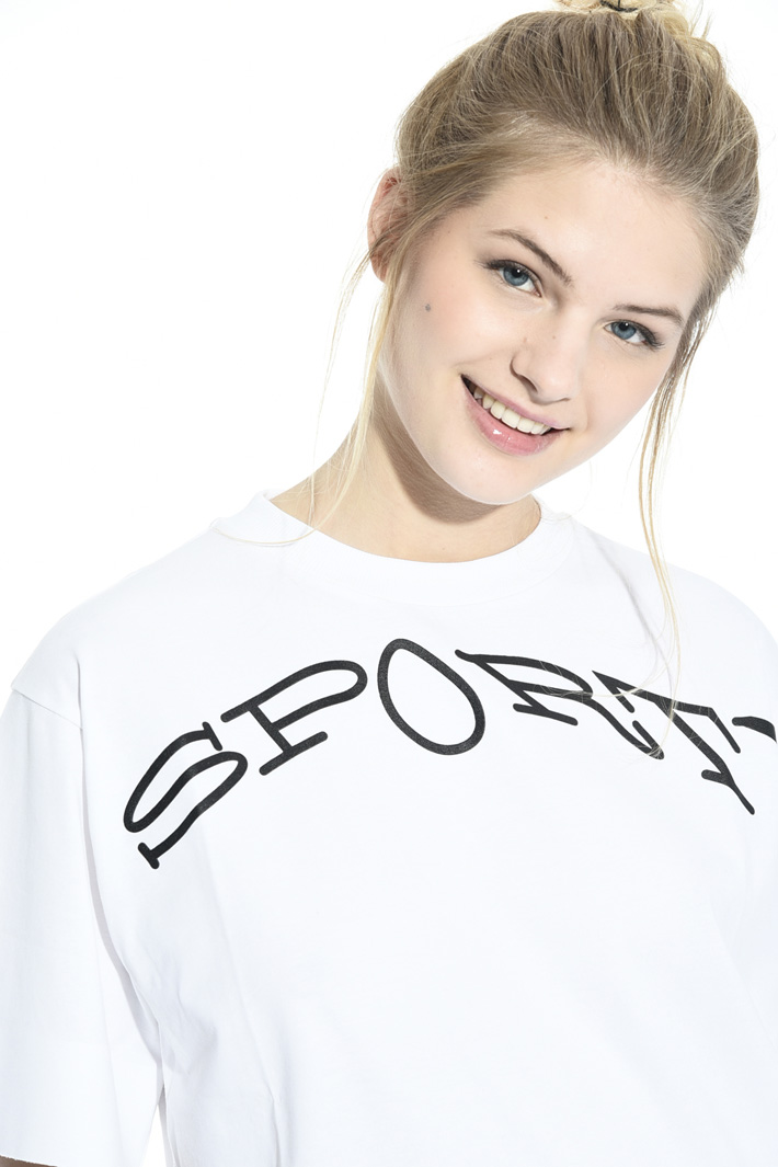 Printed cotton T-shirt Intrend Printed cotton T-shirt Intrend