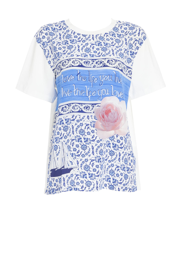 Silk printed T-shirt Intrend Silk printed T-shirt Intrend