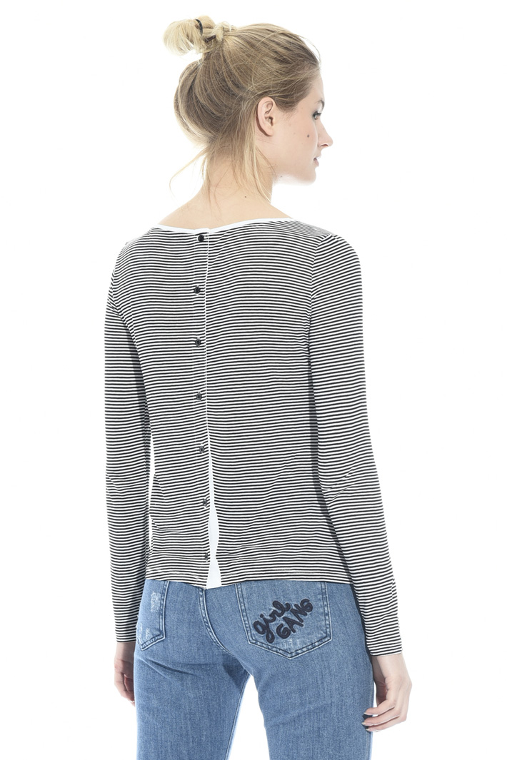 Striped jersey T-shirt Intrend Striped jersey T-shirt Intrend