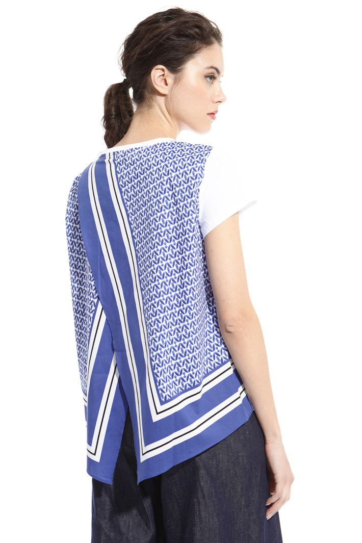 Printed panel T-shirt Intrend Printed panel T-shirt Intrend