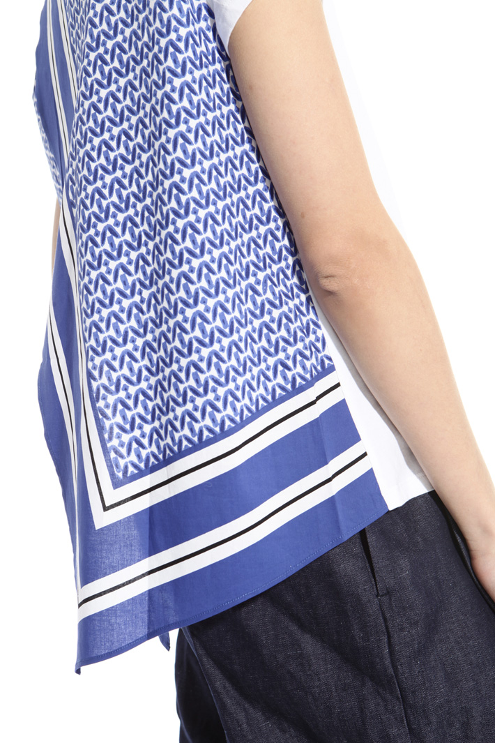 Printed panel T-shirt Intrend Printed panel T-shirt Intrend