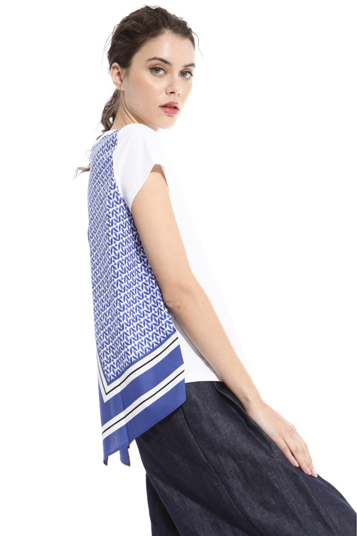 Printed panel T-shirt Intrend Printed panel T-shirt Intrend