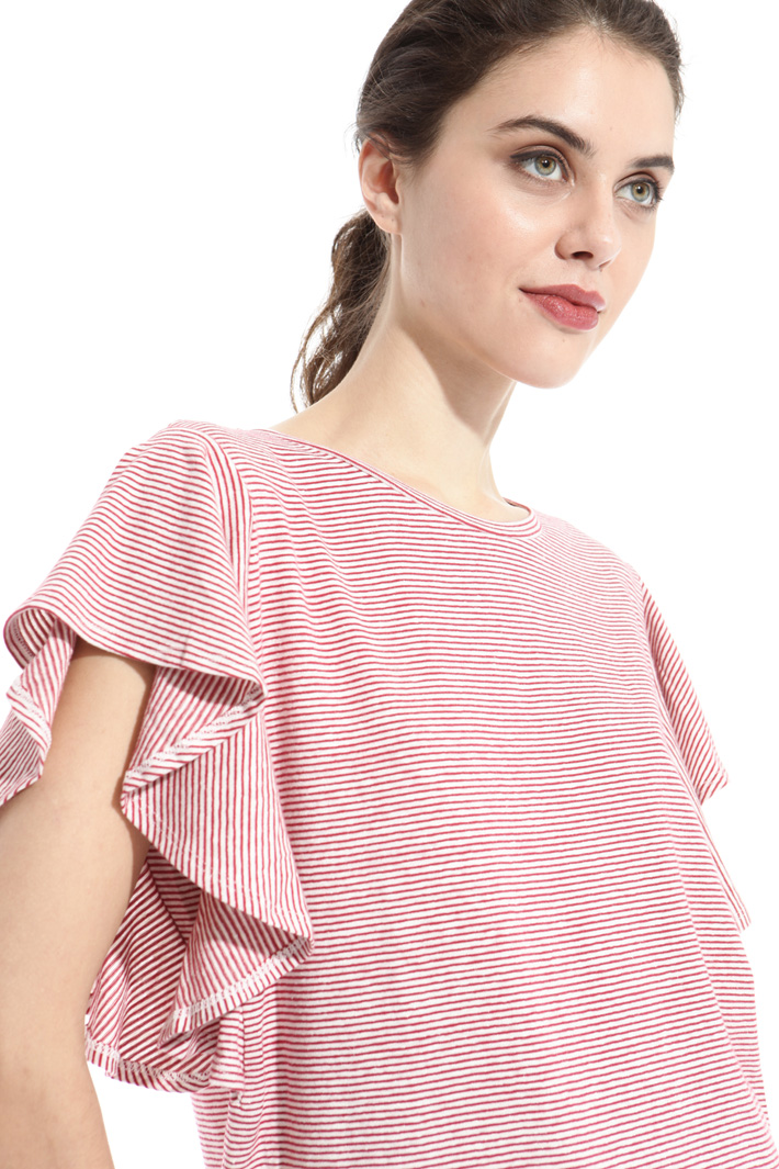 Linen and cotton T-shirt Intrend Linen and cotton T-shirt Intrend