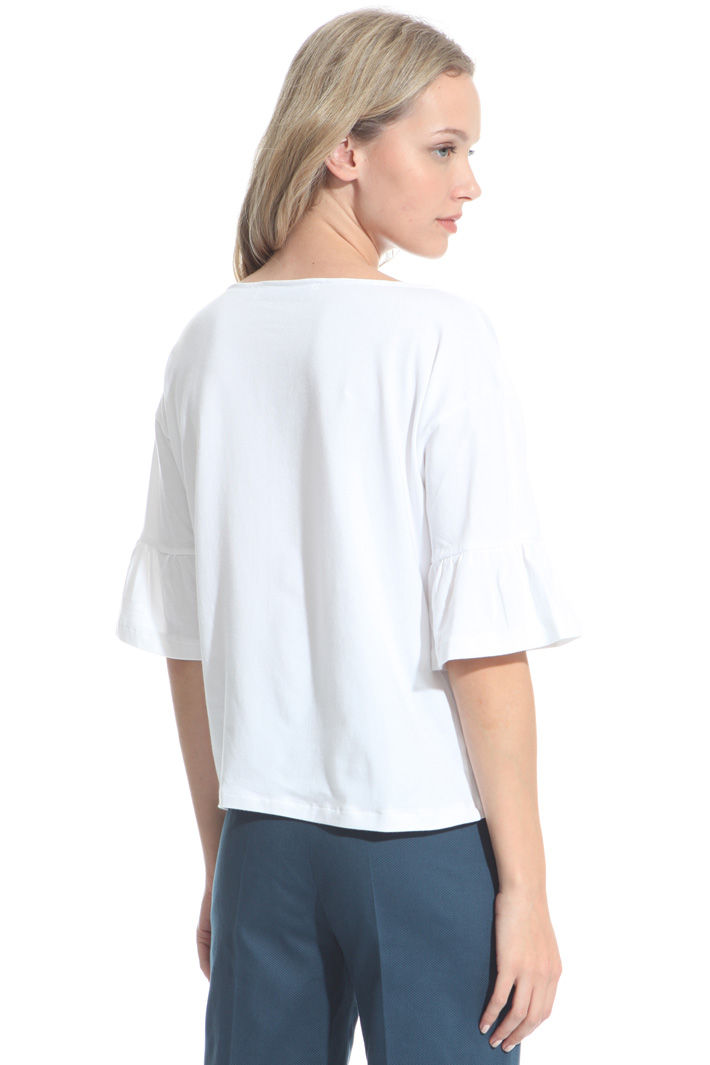 T-shirt con manica a corolla Intrend T-shirt con manica a corolla Intrend