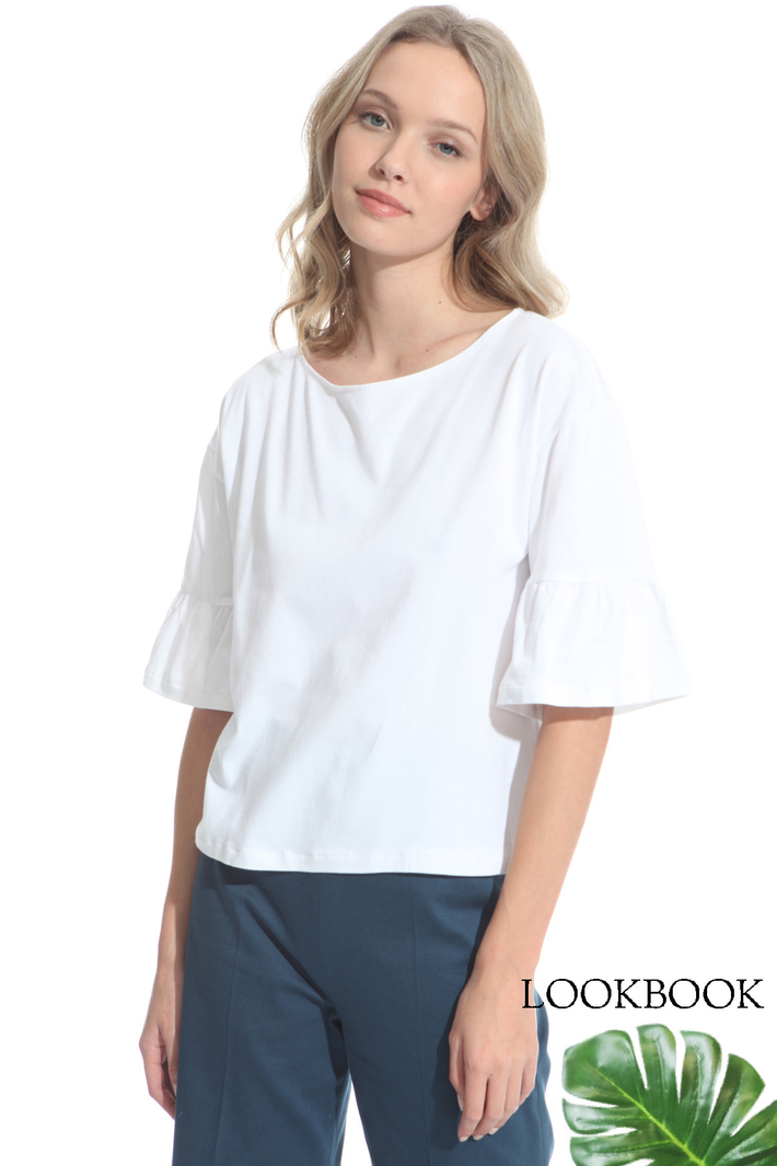 T-shirt con manica a corolla Intrend T-shirt con manica a corolla Intrend