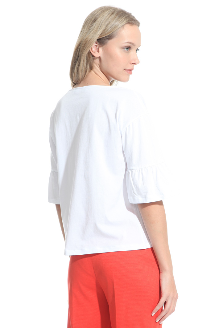 T-shirt con manica a corolla Intrend T-shirt con manica a corolla Intrend