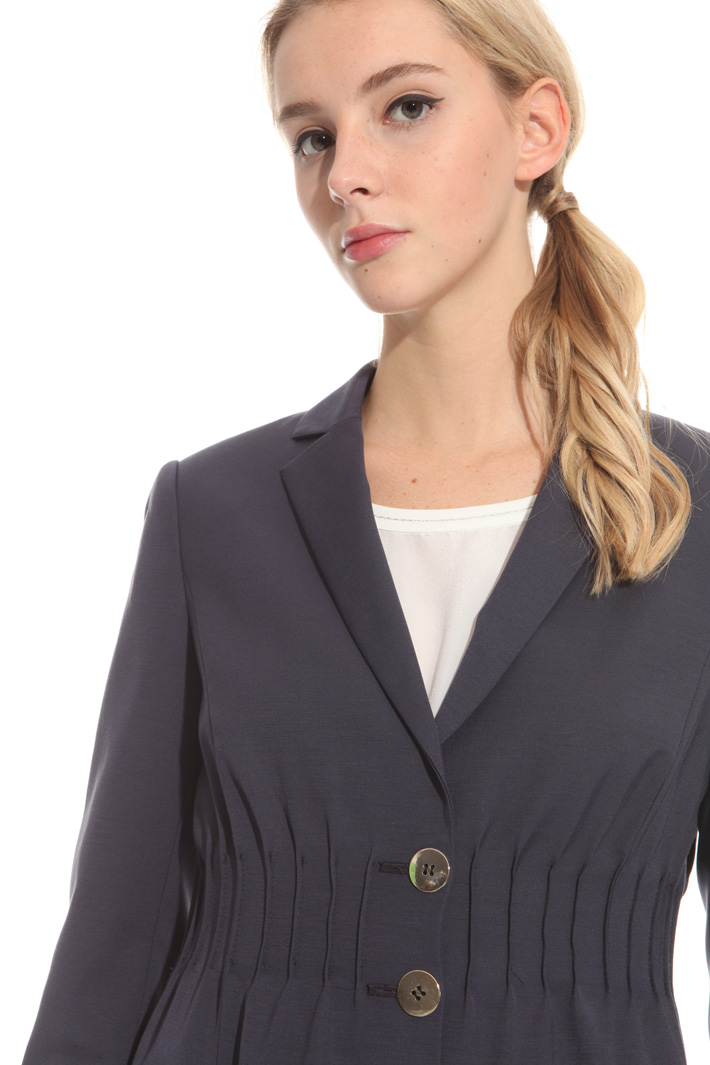 Blazer with gathered waist Intrend Blazer with gathered waist Intrend