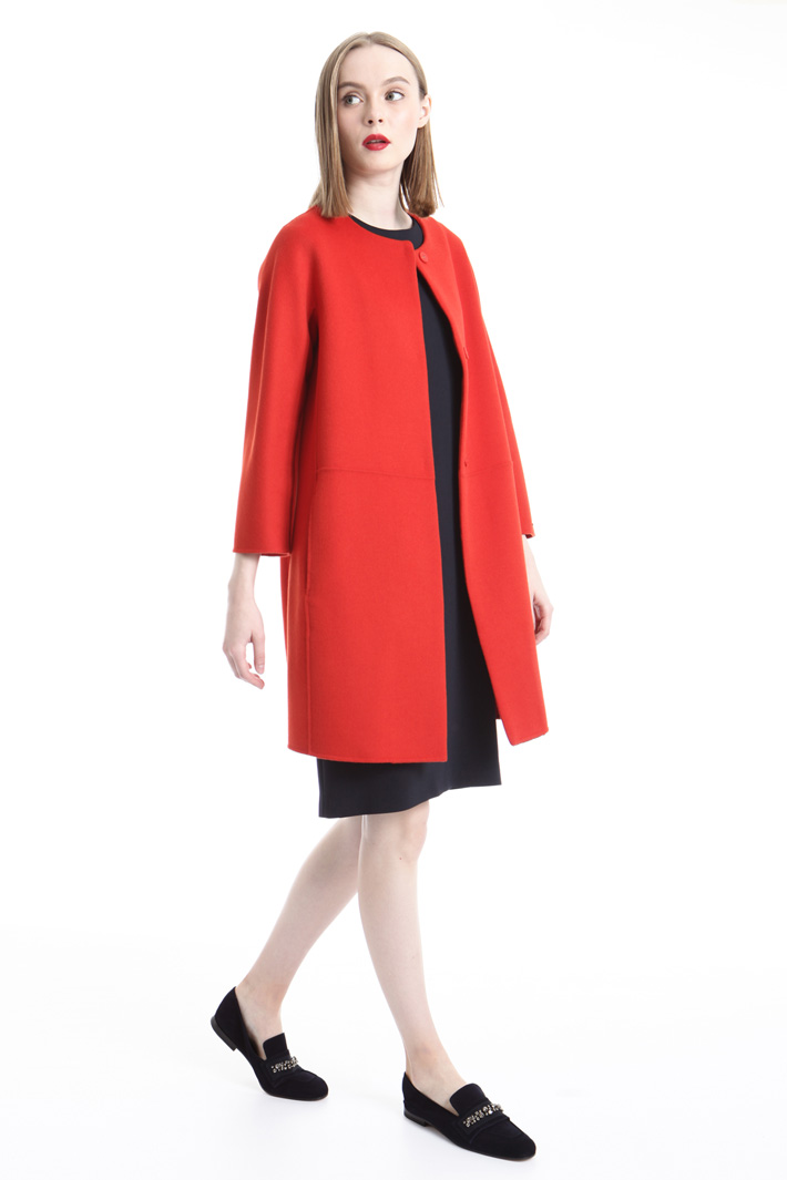 Cappotto a uovo in lana Intrend Cappotto a uovo in lana Intrend