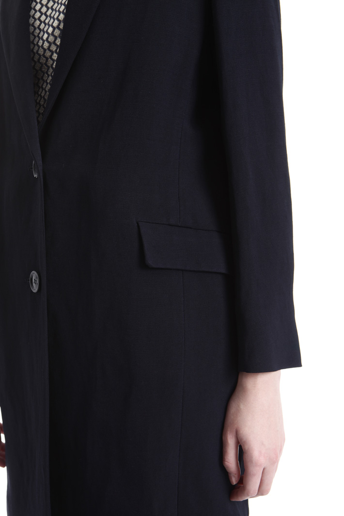 Linen blend topcoat Intrend Linen blend topcoat Intrend
