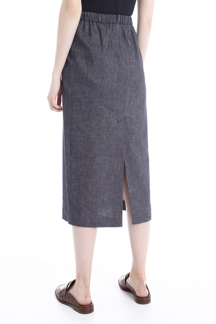Denim-effect skirt Intrend Denim-effect skirt Intrend