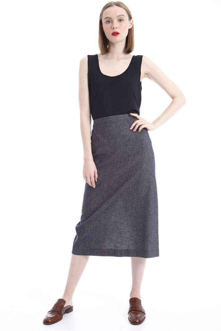Denim-effect skirt Intrend Denim-effect skirt Intrend