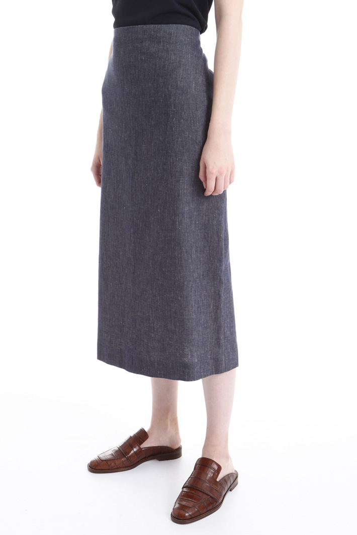 Denim-effect skirt Intrend Denim-effect skirt Intrend