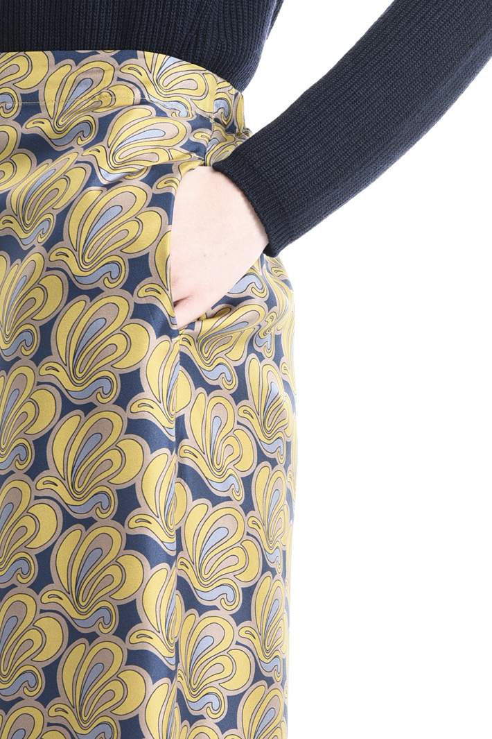 Silk twill skirt Intrend Silk twill skirt Intrend
