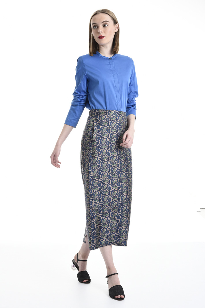 Cotton satin shirt Intrend Cotton satin shirt Intrend