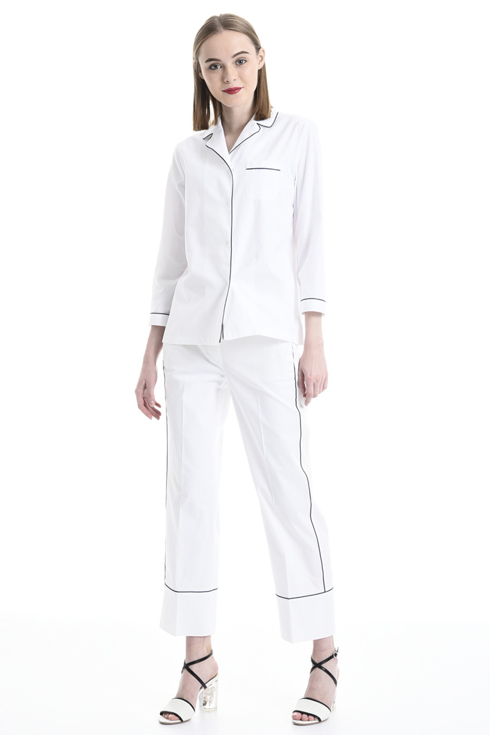 Camicia con profili contrasto Intrend Camicia con profili contrasto Intrend