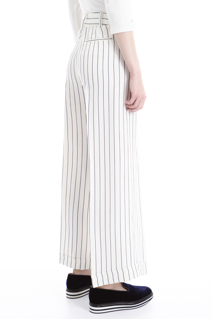 Pantalone in raso ramié Intrend Pantalone in raso ramié Intrend