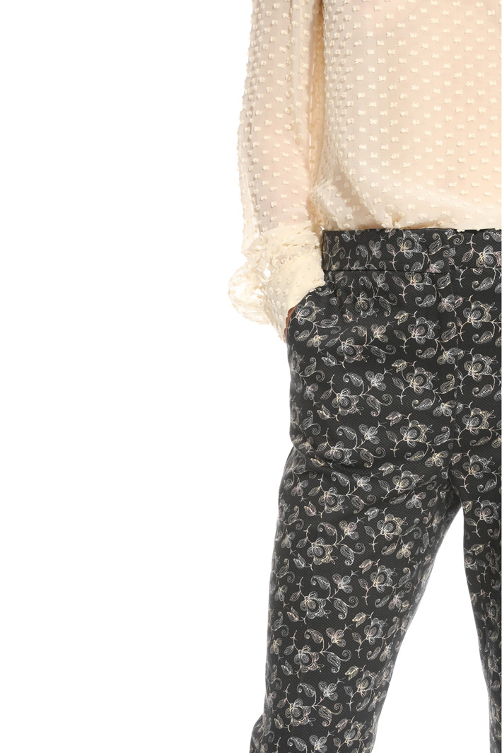 Pantalone in piquet stretch Intrend Pantalone in piquet stretch Intrend