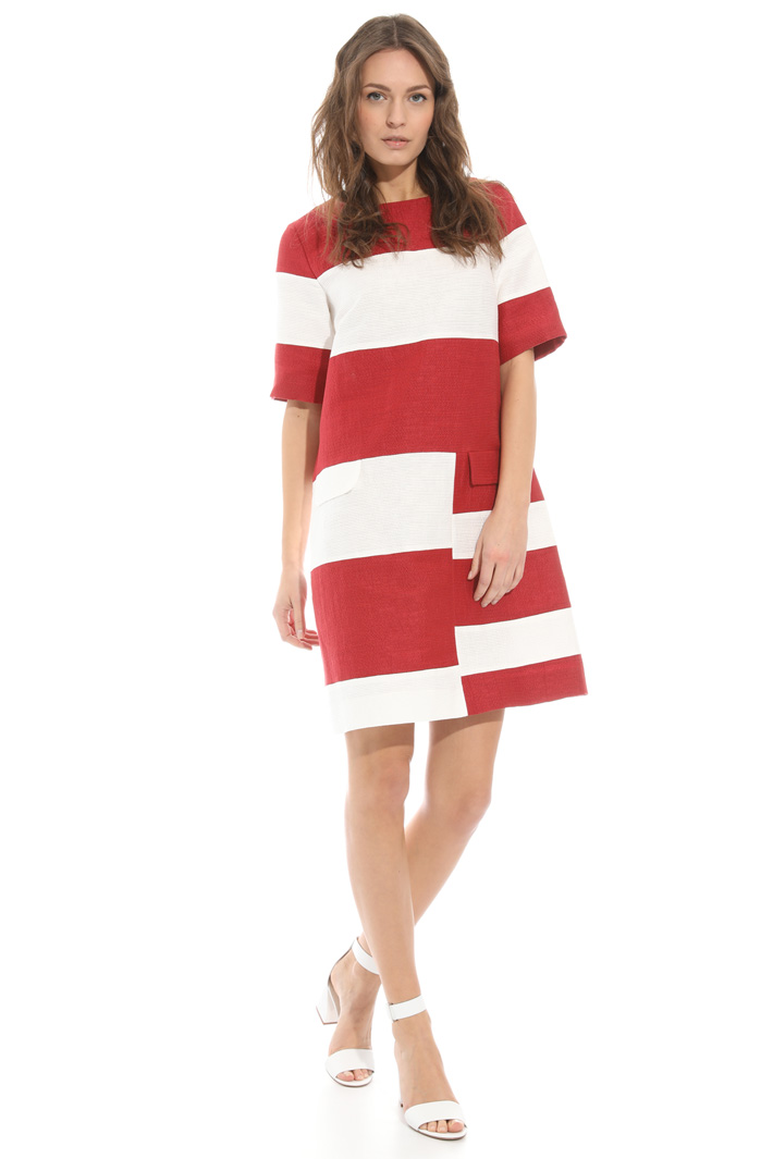 Striped dress Intrend Striped dress Intrend