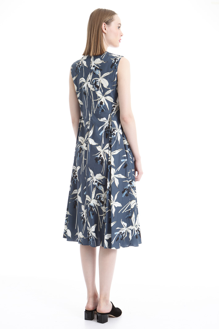 Printed poplin dress Intrend Printed poplin dress Intrend