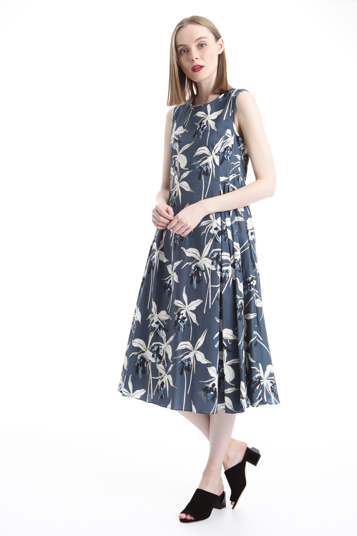 Printed poplin dress Intrend Printed poplin dress Intrend