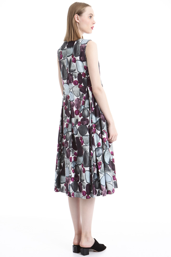 Printed poplin dress Intrend Printed poplin dress Intrend