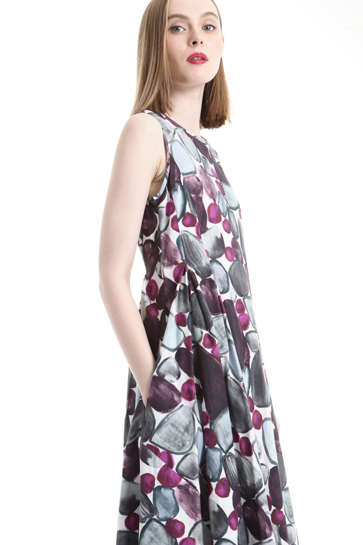 Printed poplin dress Intrend Printed poplin dress Intrend
