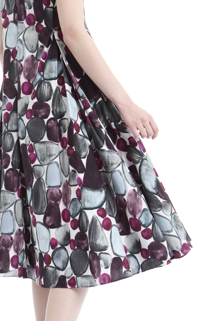 Printed poplin dress Intrend Printed poplin dress Intrend