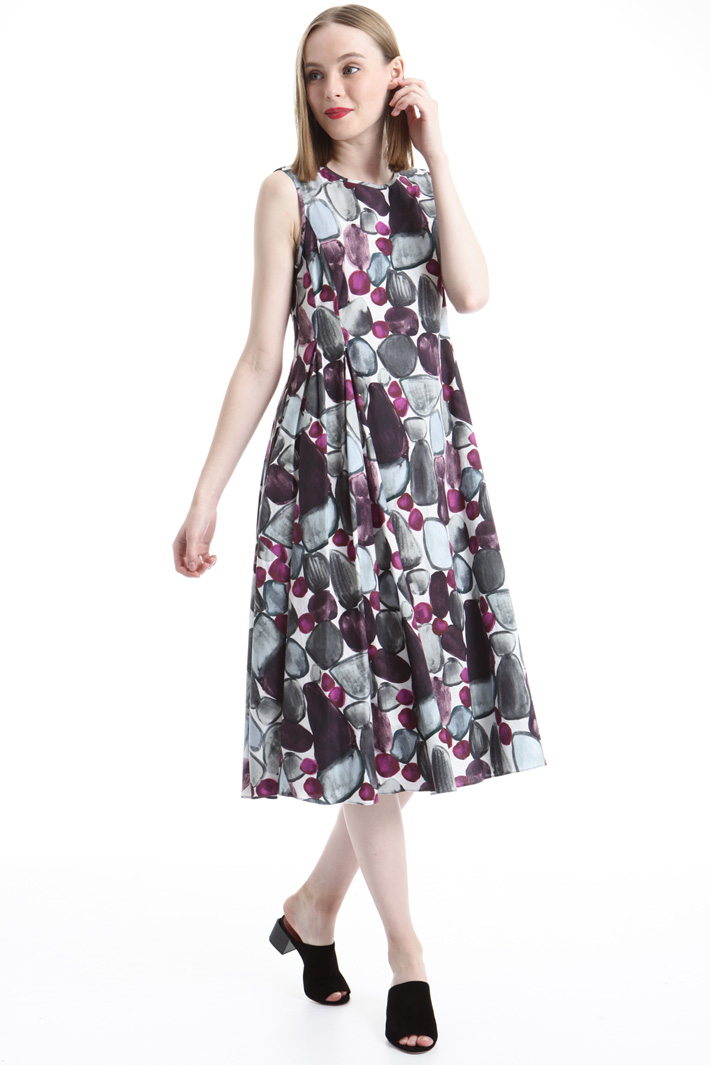 Printed poplin dress Intrend Printed poplin dress Intrend