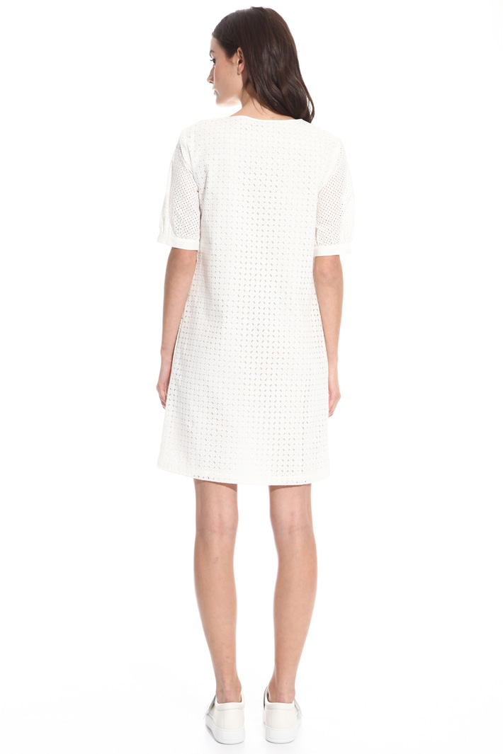 Short broderie anglaise dress Intrend Short broderie anglaise dress Intrend