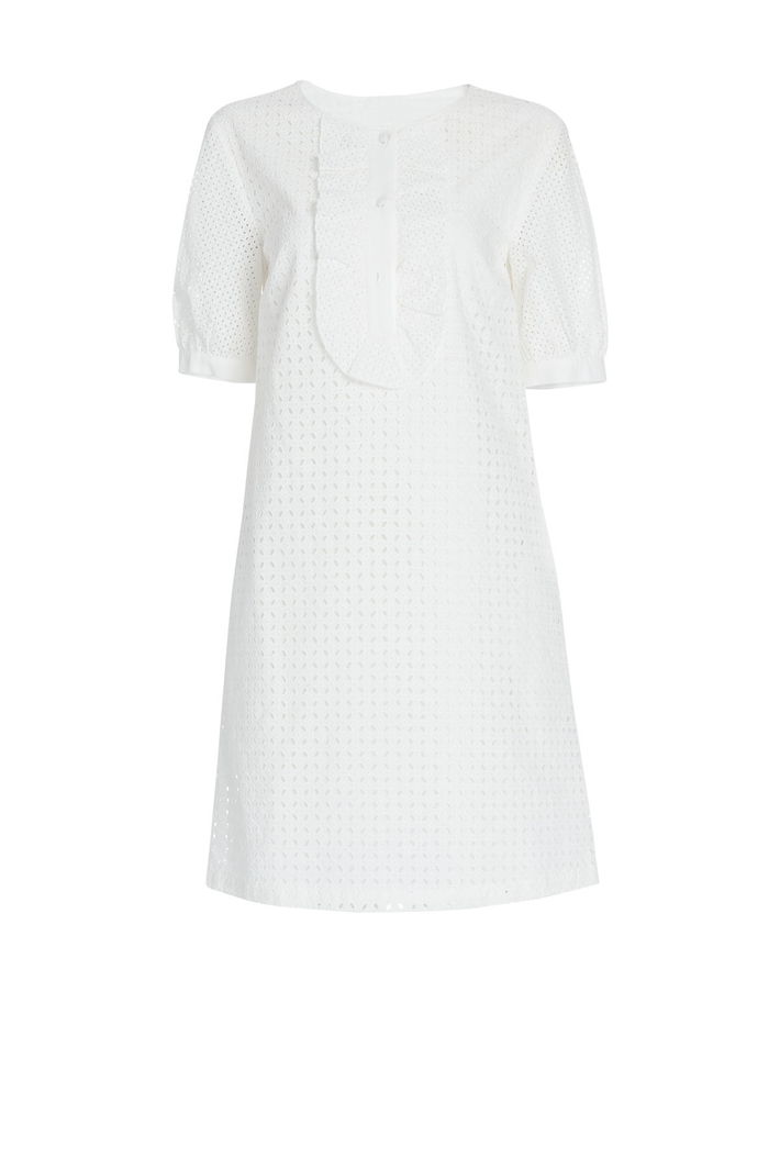 Short broderie anglaise dress Intrend Short broderie anglaise dress Intrend