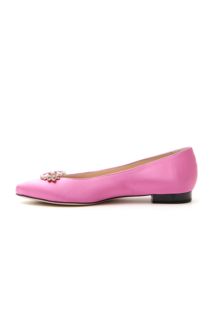 Ballerina in raso con gioiello Intrend Ballerina in raso con gioiello Intrend