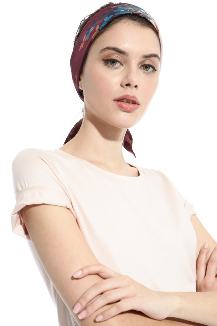 Foulard stampato in pura seta Intrend Foulard stampato in pura seta Intrend