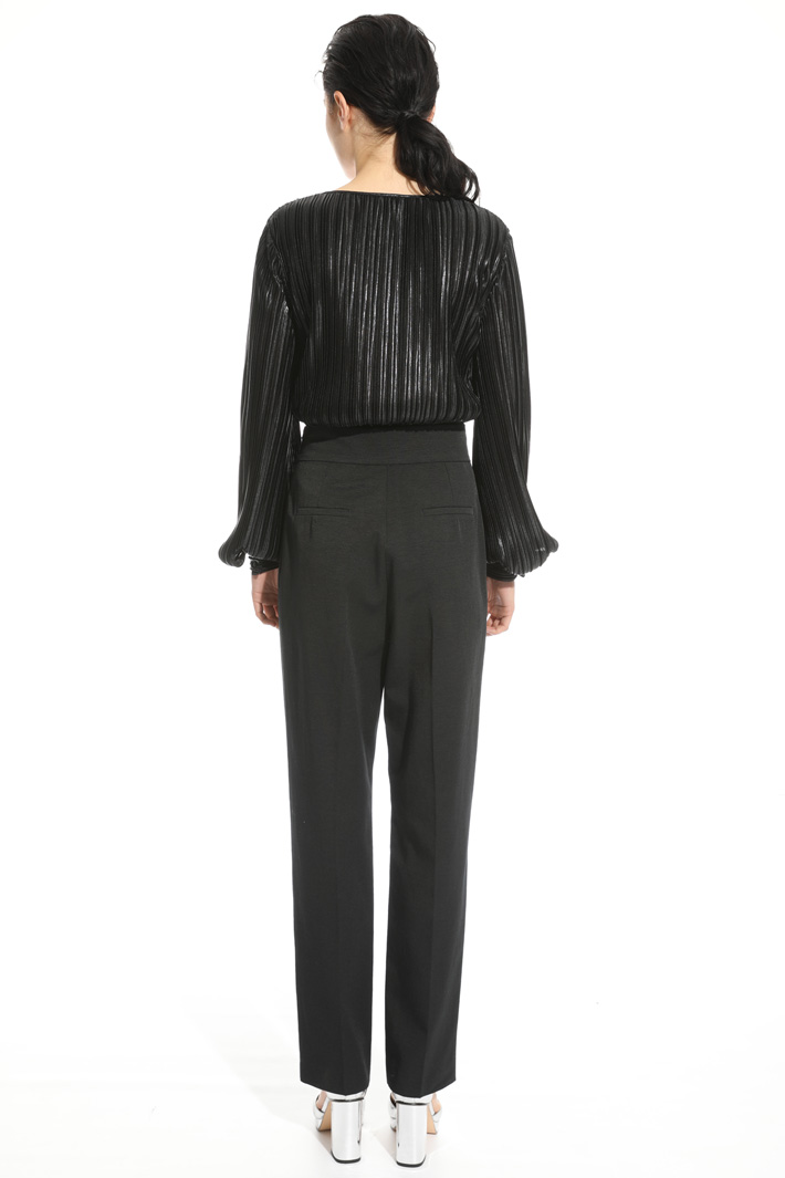 Body in jersey plissé laminato Intrend Body in jersey plissé laminato Intrend