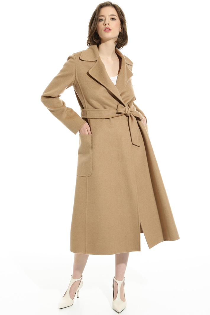 Flared camel coat Intrend Flared camel coat Intrend