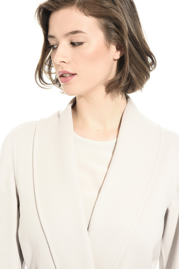 Shawl collar coat Intrend Shawl collar coat Intrend