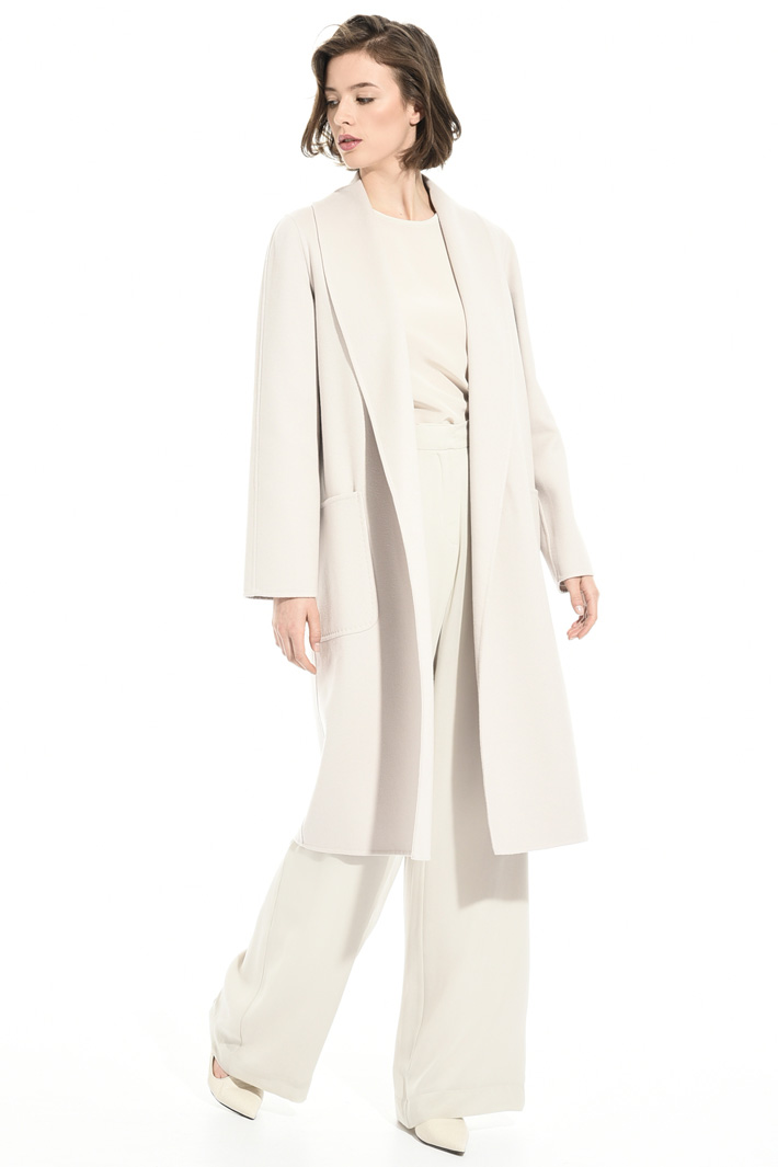 Shawl collar coat Intrend Shawl collar coat Intrend