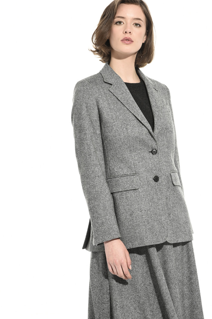 Natté wool blend blazer Intrend Natté wool blend blazer Intrend