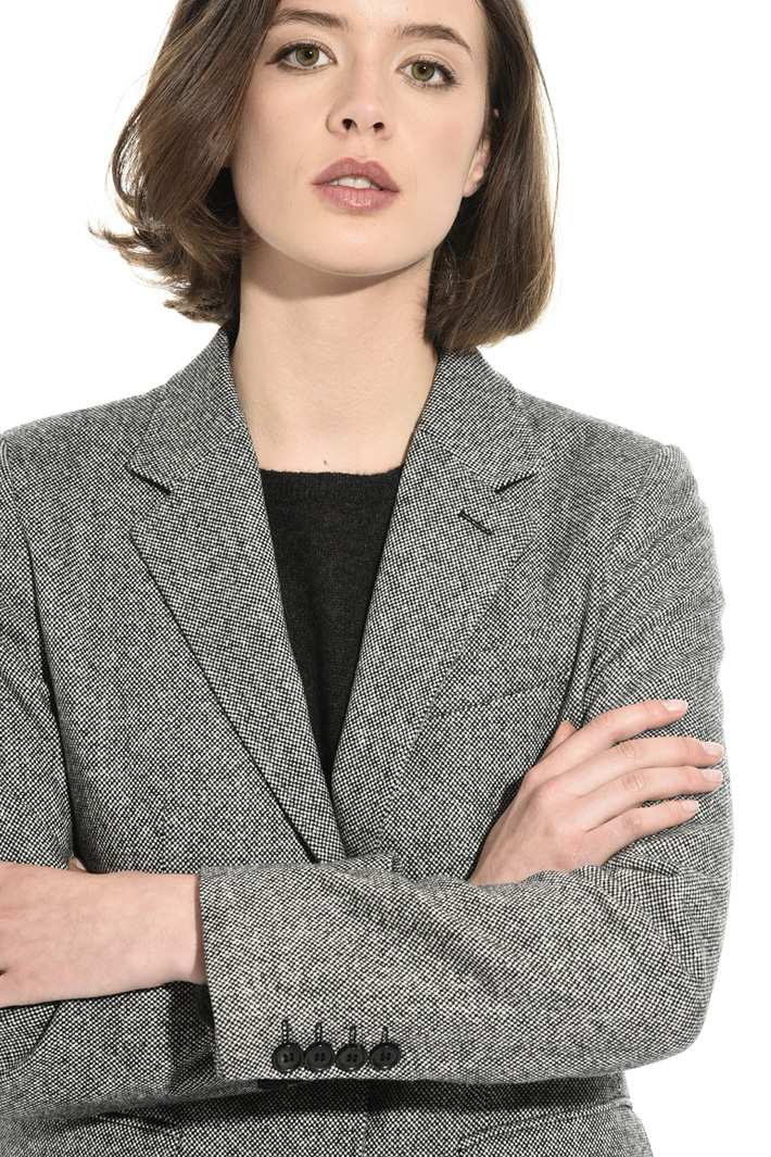 Natté wool blend blazer Intrend Natté wool blend blazer Intrend