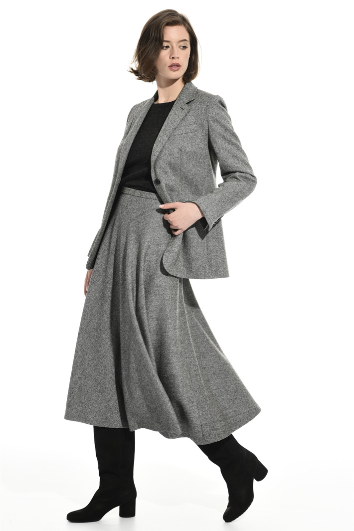 Natté wool blend blazer Intrend Natté wool blend blazer Intrend
