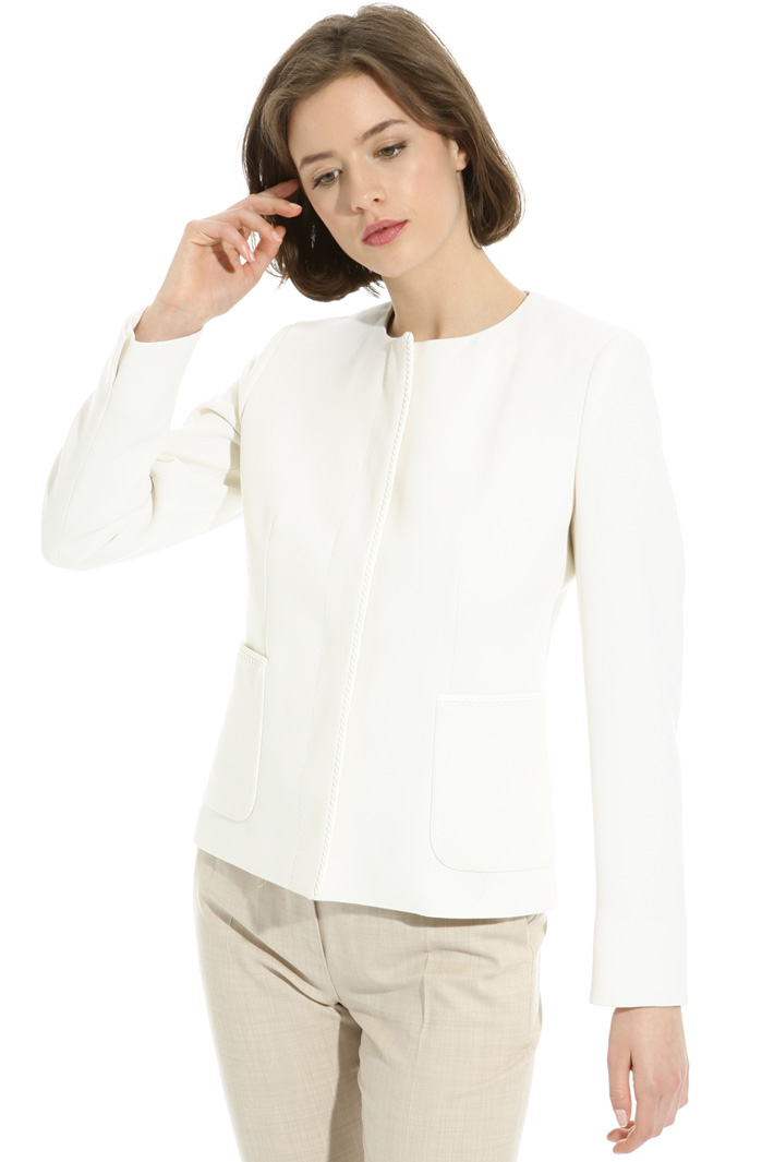 Wool crepe jacket Intrend Wool crepe jacket Intrend
