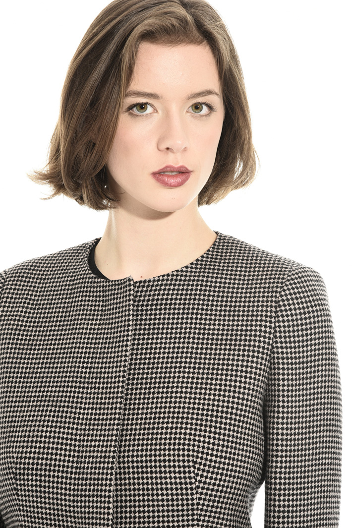 Wool jacquard jacket Intrend Wool jacquard jacket Intrend