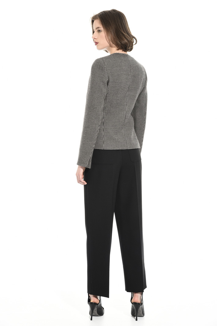 Wool jacquard jacket Intrend Wool jacquard jacket Intrend