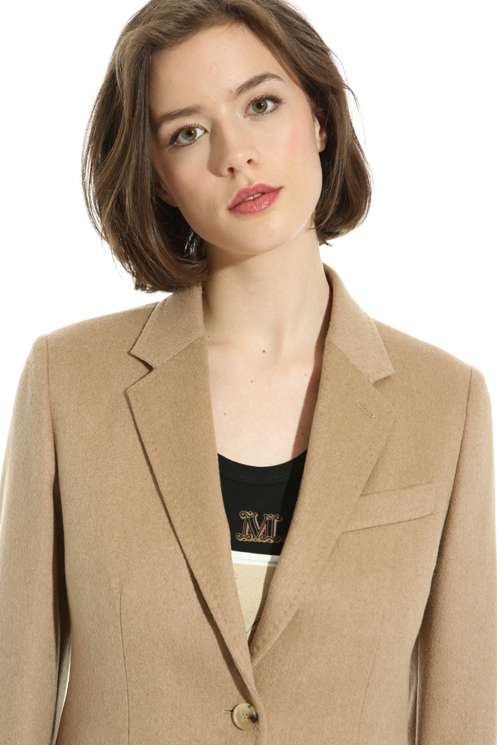 Camel drap blazer Intrend Camel drap blazer Intrend