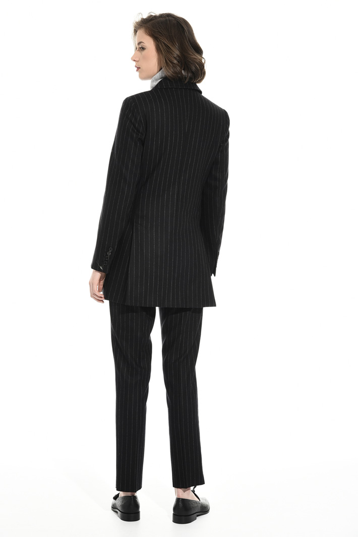 Pinstriped flannel jacket Intrend Pinstriped flannel jacket Intrend